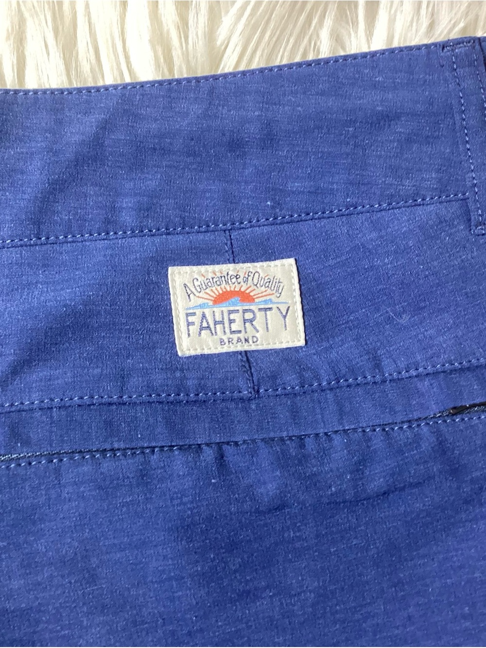 FAHERTY All Day Shorts Blue 33 - Picture 5 of 6